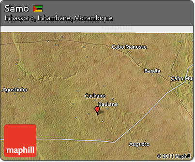 Satellite 3D Map of Samo