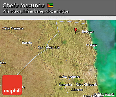 Satellite 3D Map of Chefe Macunhe