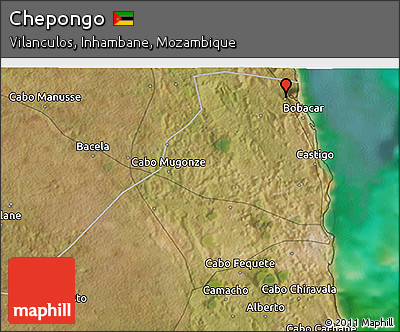 Satellite 3D Map of Chepongo