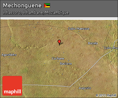 Satellite 3D Map of Mechonguene