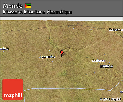 Satellite 3D Map of Menda