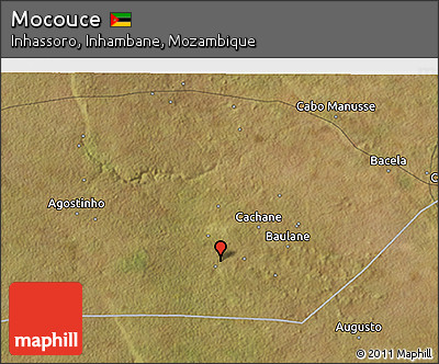 Satellite 3D Map of Mocouce