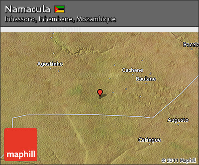 Satellite 3D Map of Namacula