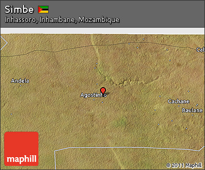 Satellite 3D Map of Simbe