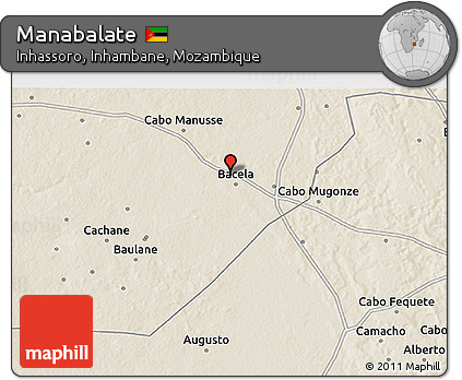 Shaded Relief 3D Map of Manabalate