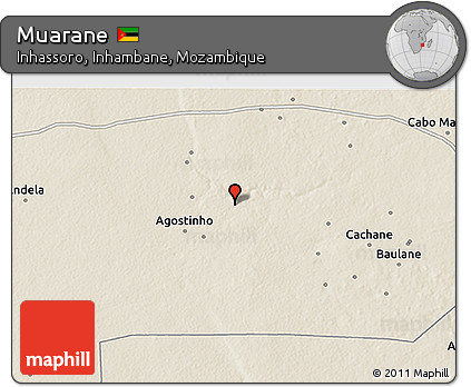 Shaded Relief 3D Map of Muarane