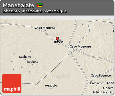 Shaded Relief 3D Map of Manabalate