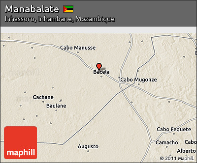Shaded Relief 3D Map of Manabalate