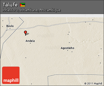 Shaded Relief 3D Map of Talufe