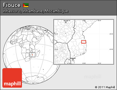 Blank Location Map of Fiouce