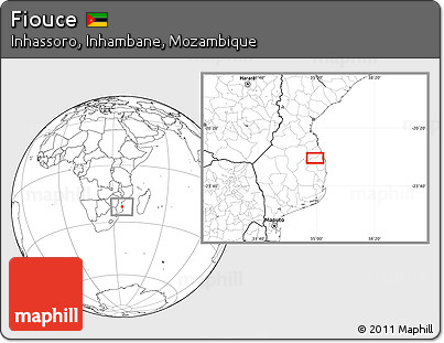 Blank Location Map of Fiouce