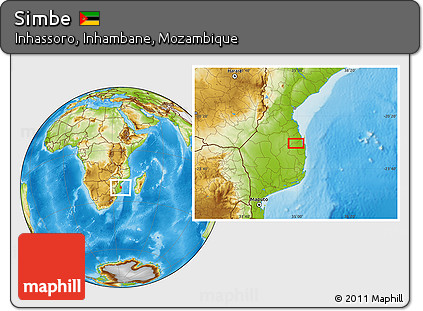 Physical Location Map of Simbe