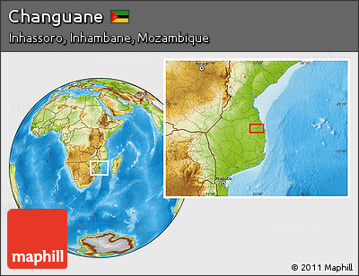 Physical Location Map of Changuane