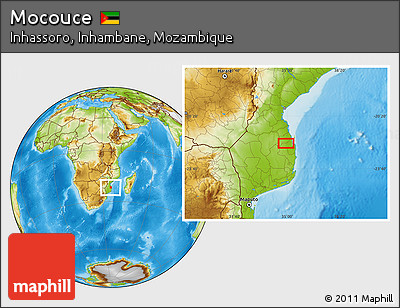 Physical Location Map of Mocouce