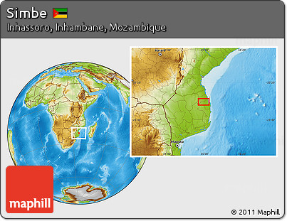 Physical Location Map of Simbe