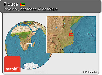 Satellite Location Map of Fiouce