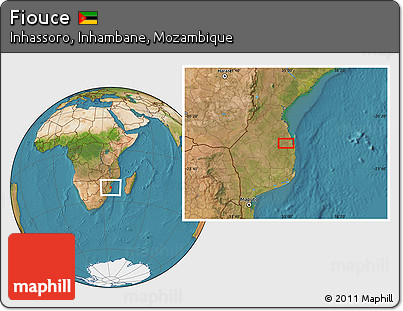 Satellite Location Map of Fiouce