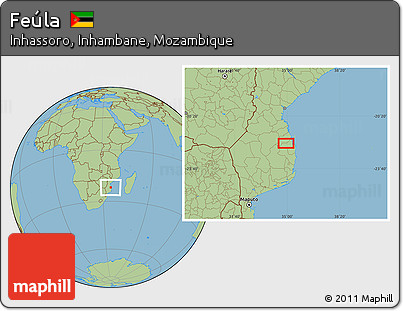 Savanna Style Location Map of Feúla