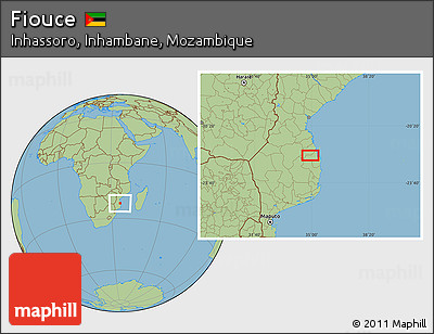 Savanna Style Location Map of Fiouce