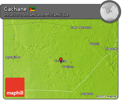 Physical Map of Cachane