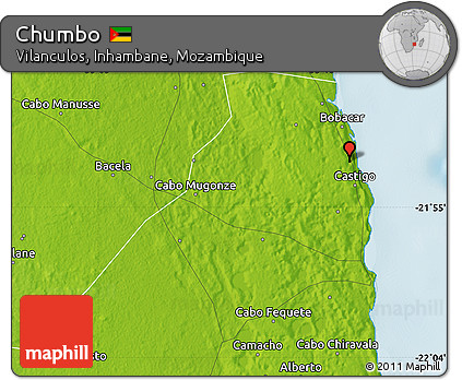 Physical Map of Chumbo
