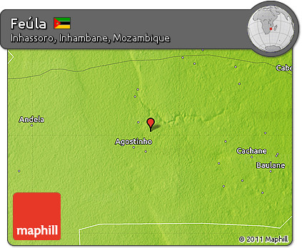 Physical Map of Feúla