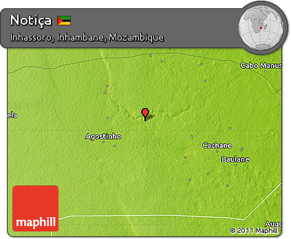 Physical Map of Notiça