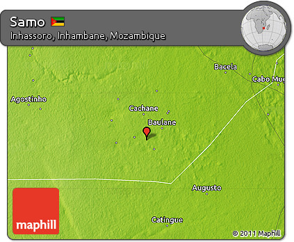 Physical Map of Samo