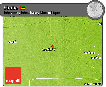 Physical Map of Simbe