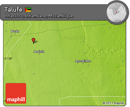 Physical Map of Talufe