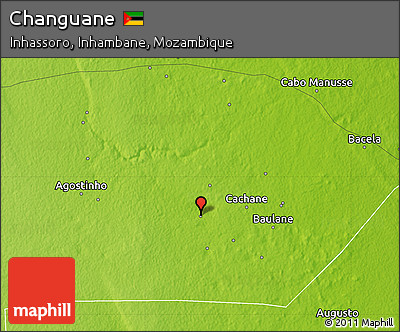 Physical Map of Changuane