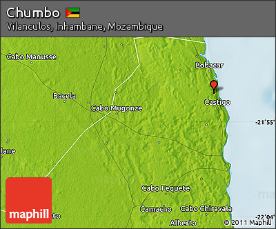 Physical Map of Chumbo