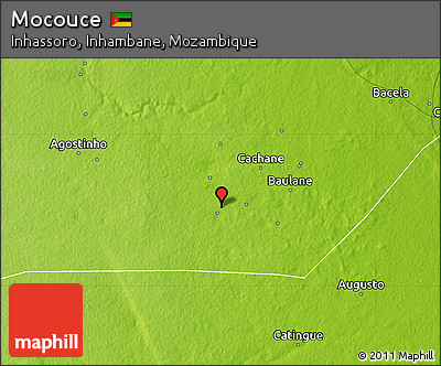 Physical Map of Mocouce