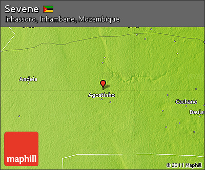 Physical Map of Sevene