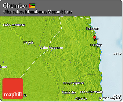 Physical Map of Chumbo