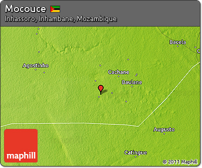 Physical Map of Mocouce