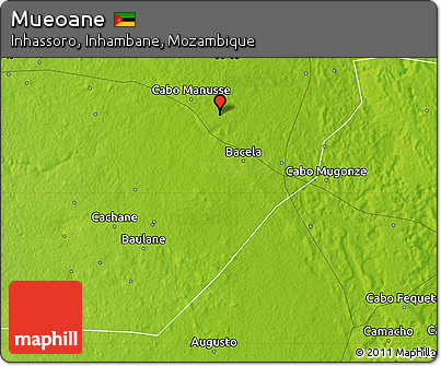 Physical Map of Mueoane