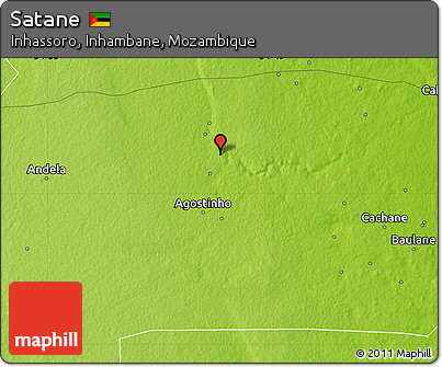 Physical Map of Satane