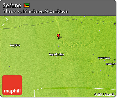 Physical Map of Sefane