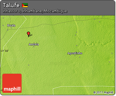 Physical Map of Talufe