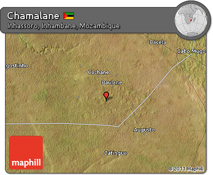 Satellite Map of Chamalane