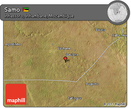 Satellite Map of Samo
