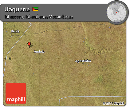 Satellite Map of Uaquene