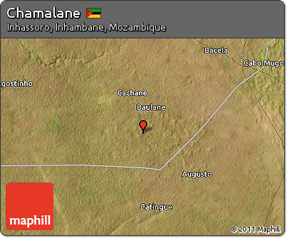 Satellite Map of Chamalane