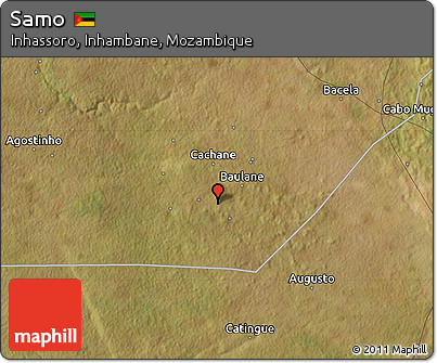 Satellite Map of Samo