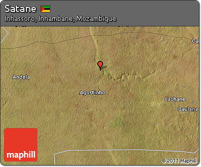 Satellite Map of Satane