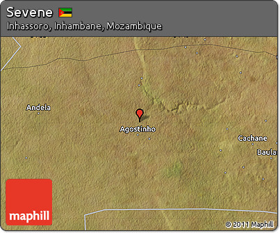 Satellite Map of Sevene