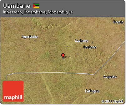 Satellite Map of Uambane