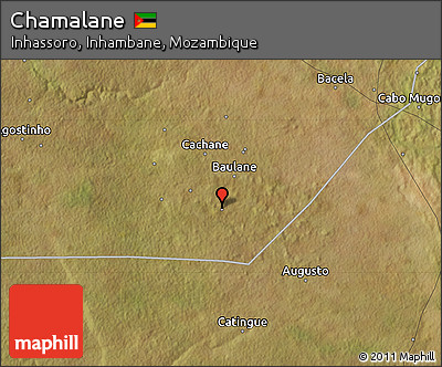 Satellite Map of Chamalane