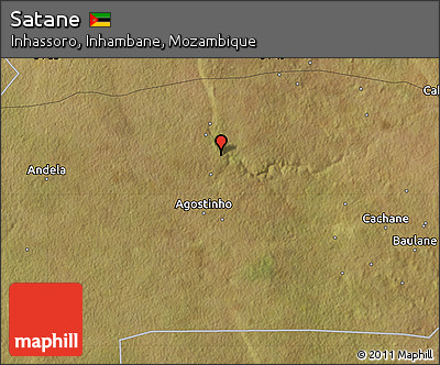 Satellite Map of Satane